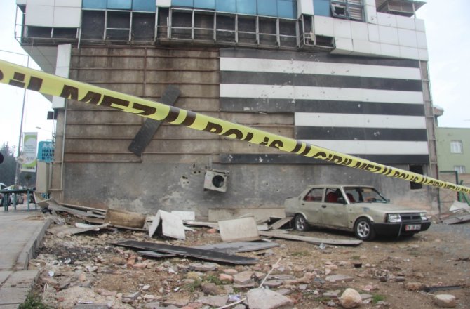 Kilis’te roketler tahribat oluşturdu