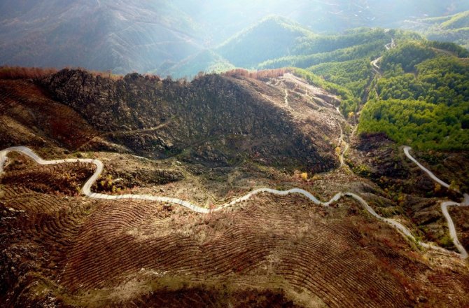 Anamur’da yangının izleri silindi