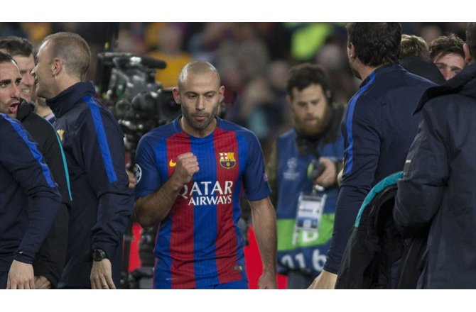 Mascherano, Barcelona'ya veda etti