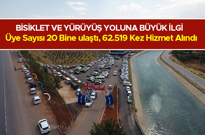 BİSİKLET VE YÜRÜYÜŞ YOLUNA BÜYÜK İLGİ