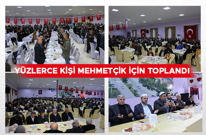 PAZARCIKTA YÜZLERCE KİŞİ MEHMETÇİK İÇİN TOPLANDI