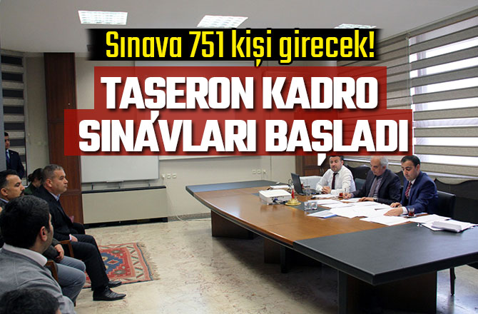 ONİKİŞUBAT BELEDİYESİ TAŞERON KADRO SINAVLARI BAŞLADI