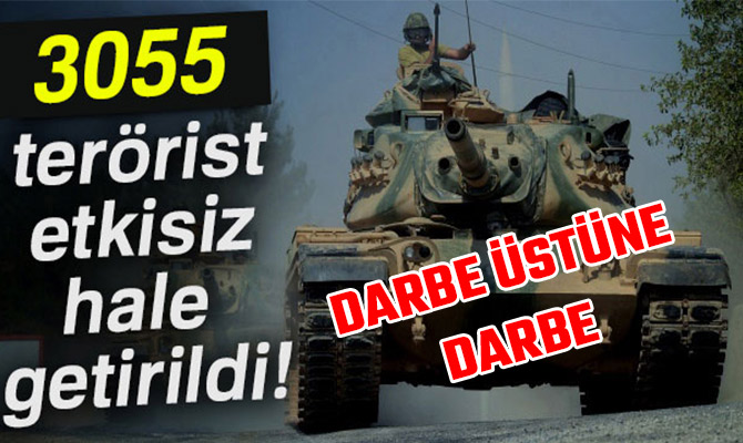 AFRİN’DE TERÖRİSTLERE DARBE SÜTÜNE DARBE