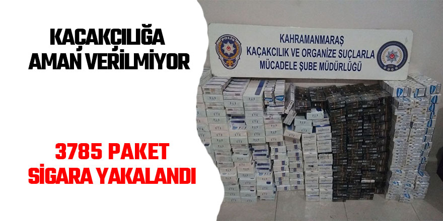 KAÇAKÇILIĞA AMAN VERİLMİYOR