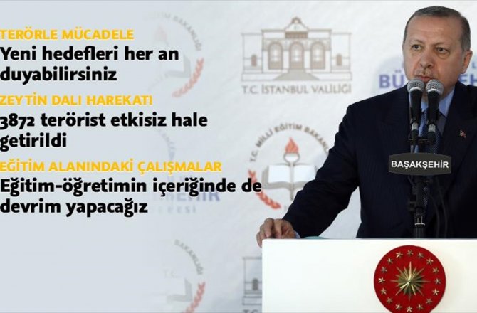 CUMHURBAŞKANI ERDOĞAN: YENİ HEDEFLERİ HER AN DUYABİLİRSİNİZ