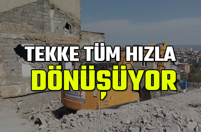 TEKKE TÜM HIZLA DÖNÜŞÜYOR