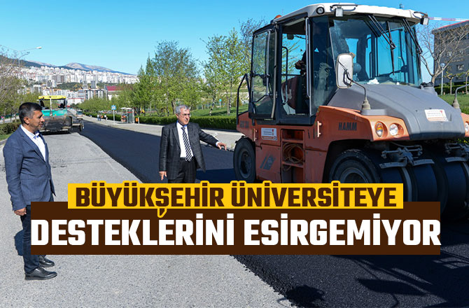 BÜYÜKŞEHİR ÜNİVERSİTEYE DESTEKLERİNİ ESİRGEMİYOR