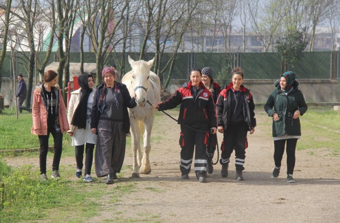 DOKUNMAYA KORKTUKLARI ATLARIN SEYİSİ OLDULAR