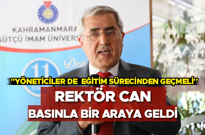 "YÖNETİCİLER DE  EĞİTİM SÜRECİNDEN GEÇMELİ"