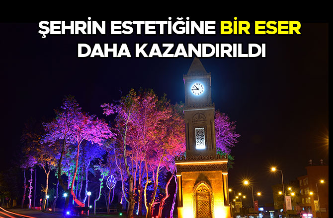 ŞEHRİN ESTETİĞİNE BİR ESER DAHA KAZANDIRILDI