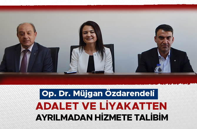 ADALET VE LİYAKATTEN AYRILMADAN HİZMETE TALİBİM