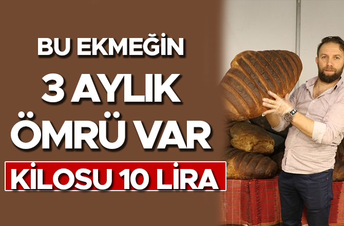 BU EKMEĞİN 3 AYLIK ÖMRÜ VAR, KİLOSU 10 LİRA