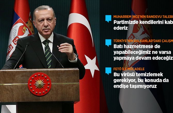 ERDOĞAN'DAN İNCE'NİN RANDEVU TALEBİNE YANIT