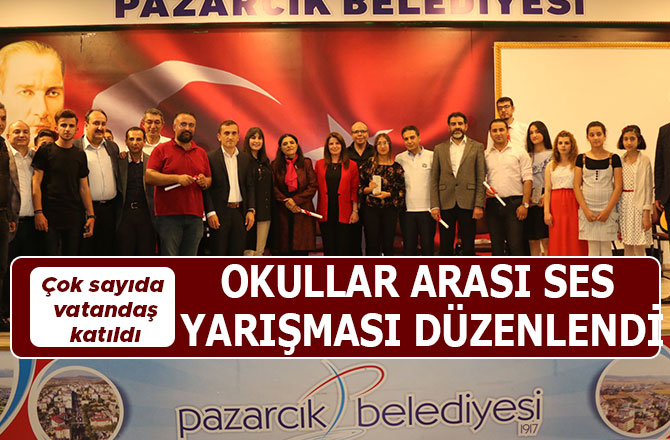 OKULLAR ARASI SES YARIŞMASI DÜZENLENDİ