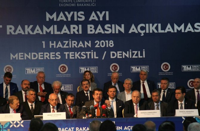 "MAYIS AYI İHRACATI YÜZDE 12,2 ARTIŞLA 14 MİLYAR DOLARA ÇIKTI"