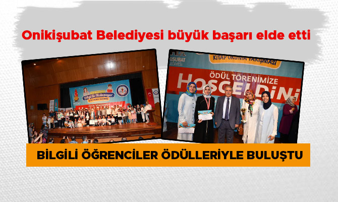 BİLGİLİ ÖĞRENCİLER ÖDÜLLERİYLE BULUŞTU