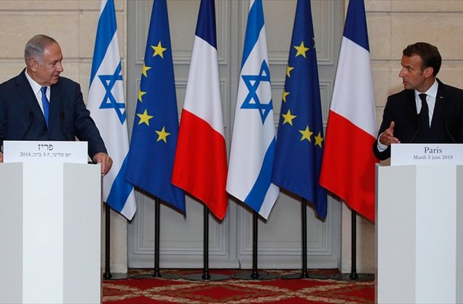 MACRON'DAN NETANYAHU'YA: GAZZE'DEKİ ŞİDDETİ KINIYORUM