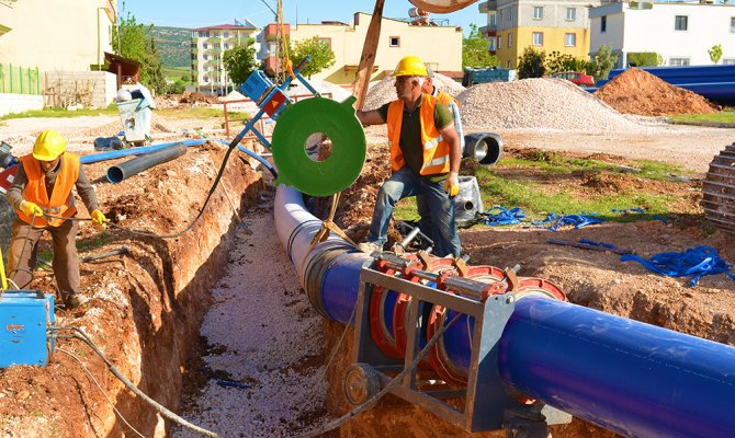 KASKİ’DEN PAZARCIK’TA HUMMALI ÇALIŞMA