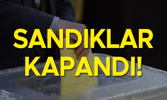 Sandıklar kapandı