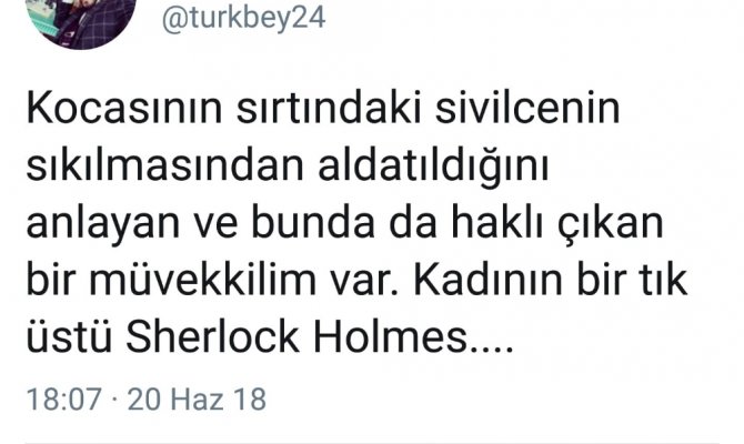 Aldatıldığını kocasının sırtındaki sivilceden anladı