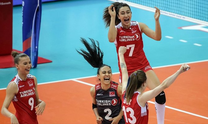 A Milli Kadın Voleybol Takımı finalde