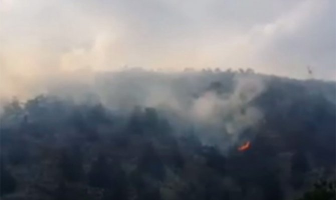 KKTC’deki yangın Türkiye’nin yardımı ile kontrol altına alındı