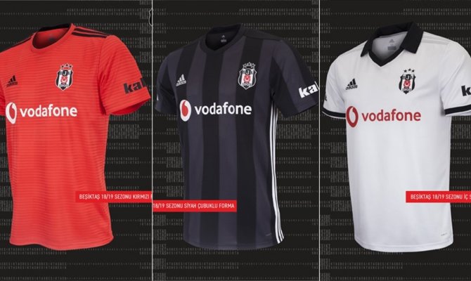 Beşiktaş'ın yeni sezon formaları tanıtıldı