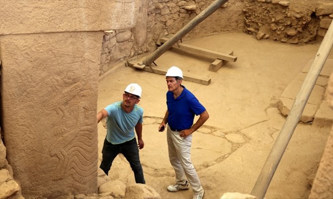 Ünlü Türk cerrah Dr. Mehmet Öz Göbeklitepe'de