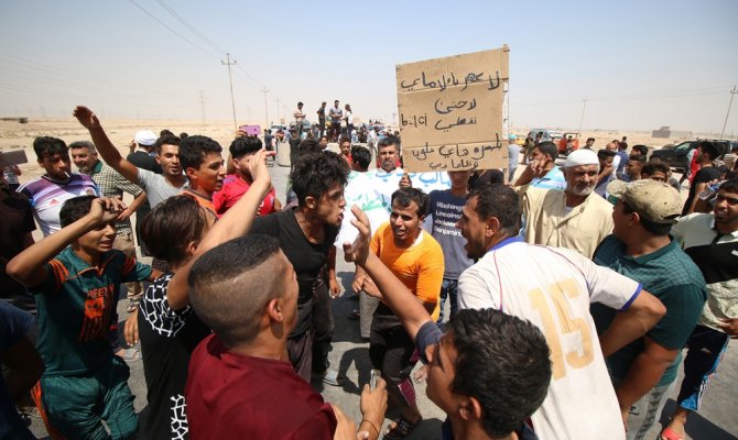 Irak’taki protestolarda 53 kişinin yaralandığı açıklandı