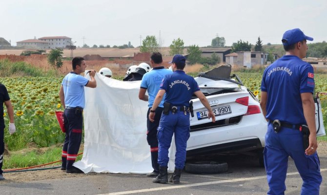 Tekirdağ’da korkunç kaza: 3 ölü