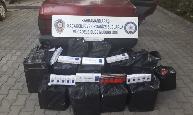 Kahramanmaraş’ta yakalandı: Tam 3 bin 630 paket