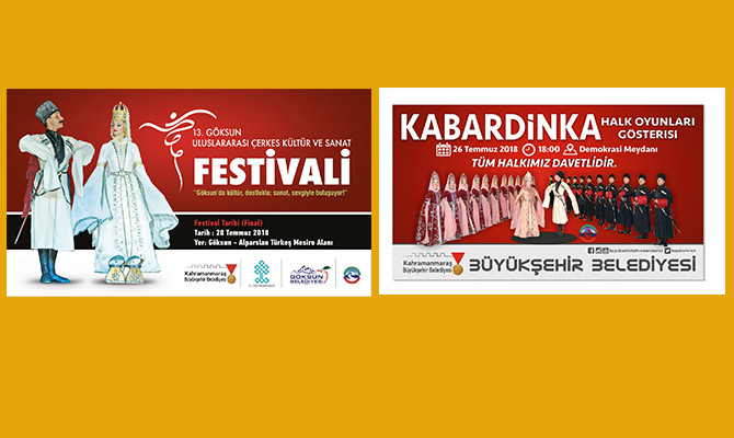 13. Göksun Uluslararası Çerkes Kültür Ve Sanat Festivali Başlıyor