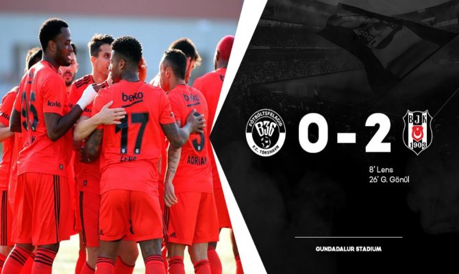 Beşiktaş ilk yarı 2-0 galip