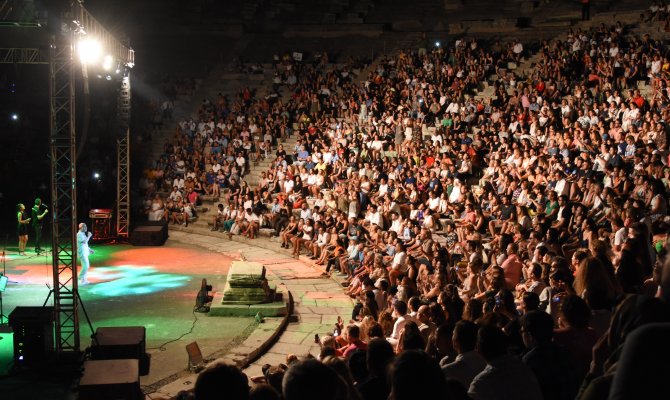 Levent Yüksel Bodrum’da sahne aldı