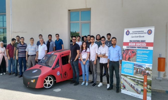 KSÜ’nün Elektrikli Aracı Uğur Böceği Tanıldı