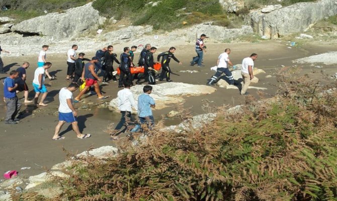 Babasıyla denize giren 10 yaşındaki çocuk boğuldu