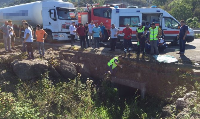 Karadeniz sahil yolunda trafik kazası: 3 ölü, 1 ağır yaralı