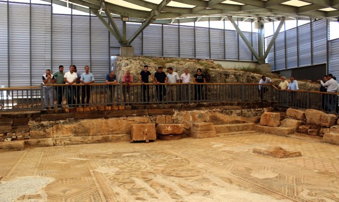 1500 yıllık mozaik görücüye çıktı