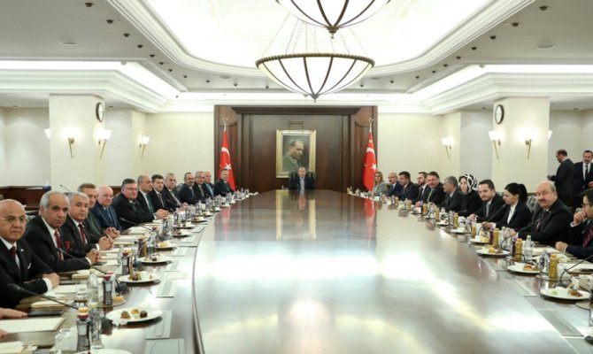 Erdoğan TİM heyetini kabul etti