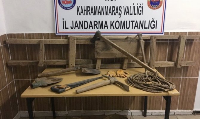 Kahramanmaraş'ta 10 defineci suçüstü yakalandı