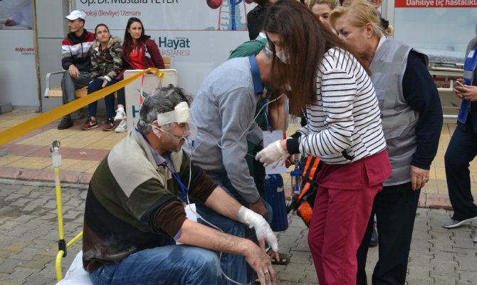 Özel Sular Hayat Hastanesi’nden Yangın Tatbikatı