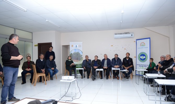 Organik Zeytin Yetiştiriciliği Kürtül 'de değerlendirildi