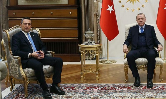 Cumhurbaşkanı Erdoğan ile Ali Koç'u kabul etti