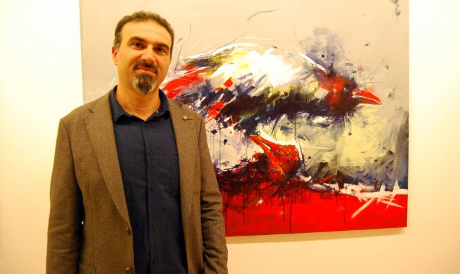 Ressam Murat Oğuz 9’uncu Kişisel Resim Sergisini Açtı