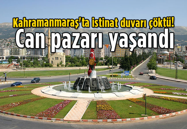 Kahramanmaraş'ta istinat duvarı çöktü! Can pazarı yaşandı