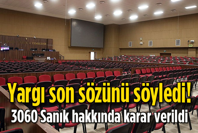 Yargı son sözünü söyledi!