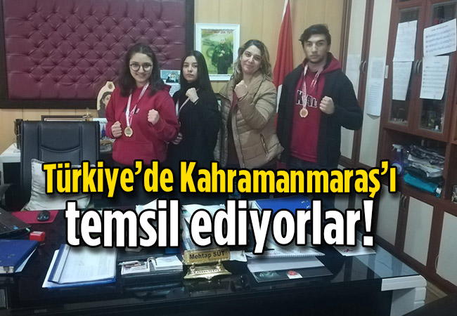 Türkiye’de Kahramanmaraş’ı temsil ediyorlar!