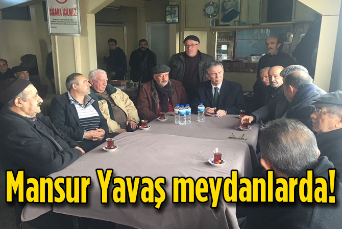 Mansur Yavaş meydanlarda!