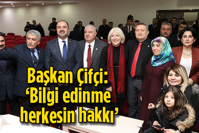 Çifçi: ‘Bilgi edinme herkesin hakkı’