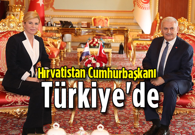 Hırvatistan Cumhurbaşkanı Türkiye'de